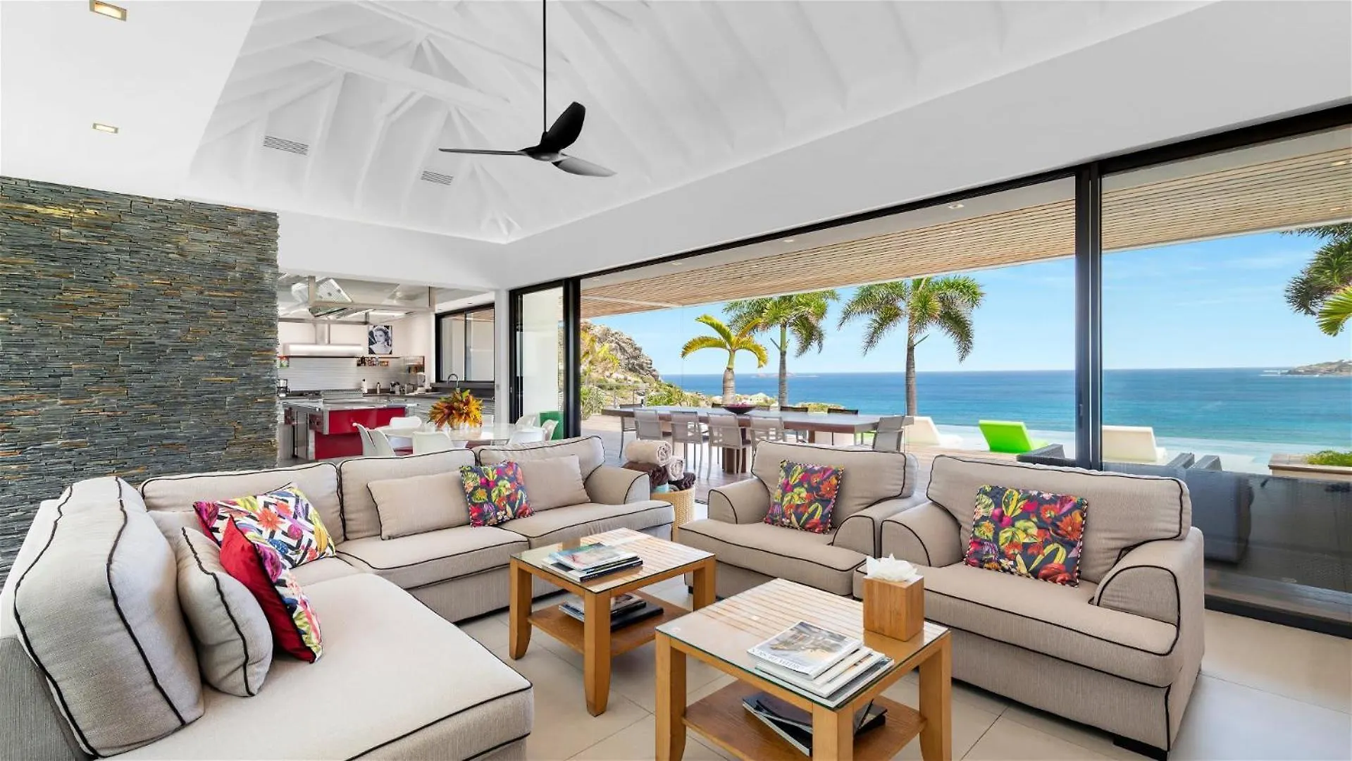 Architecture Jewel Set On A Hillside Vila St. Barthelemy Villa