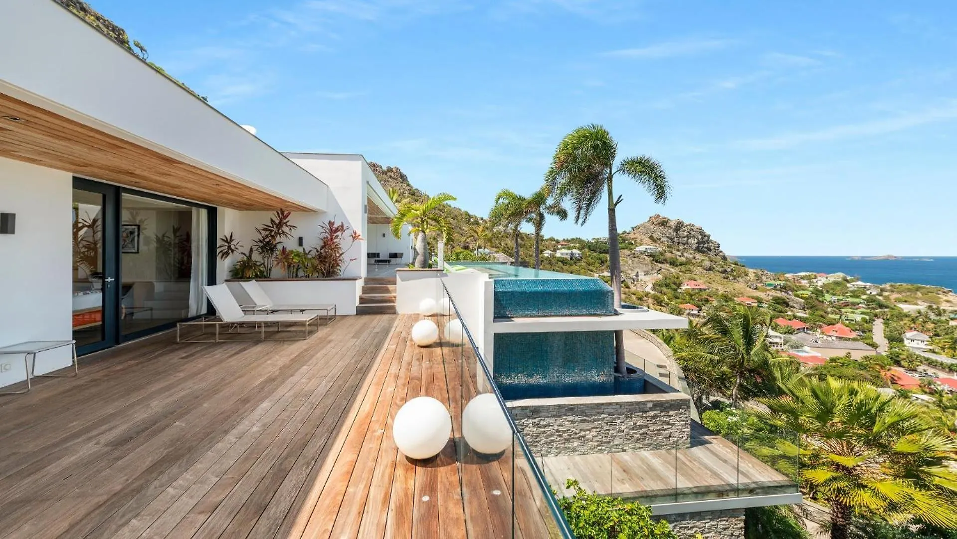 Architecture Jewel Set On A Hillside Vila St. Barthelemy Villa