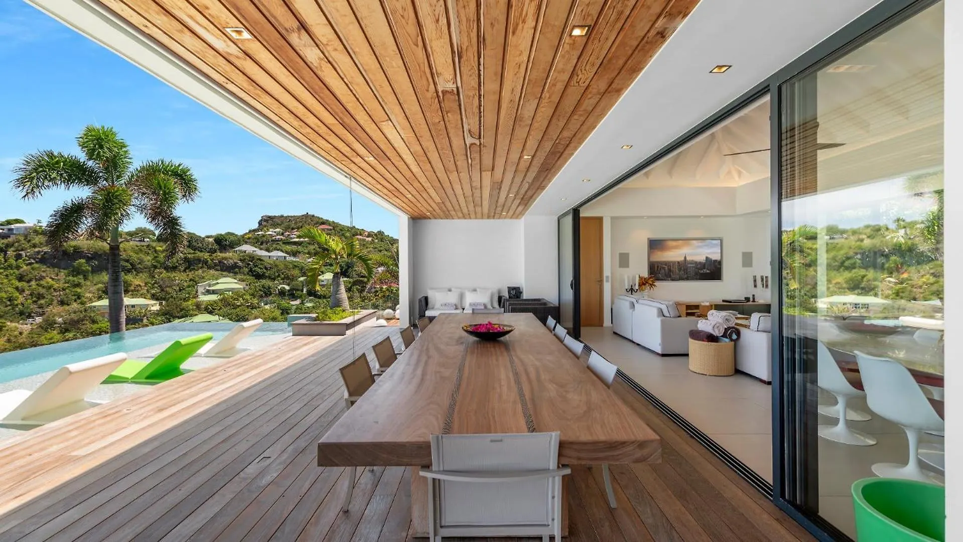 Architecture Jewel Set On A Hillside Vila St. Barthelemy